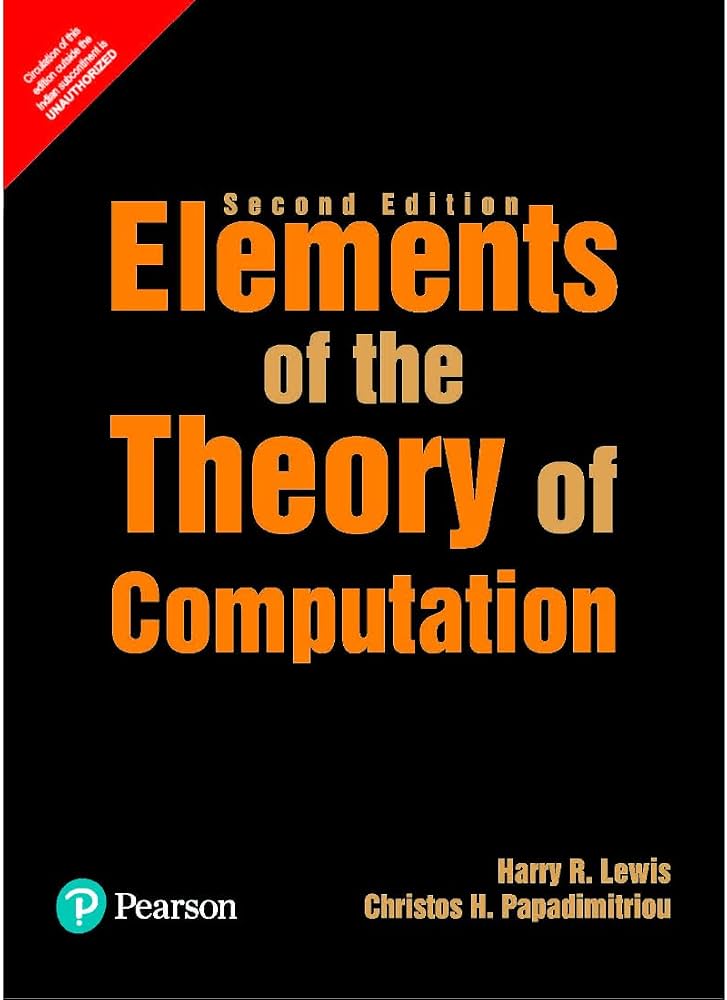 Elements of the Theory of Computation