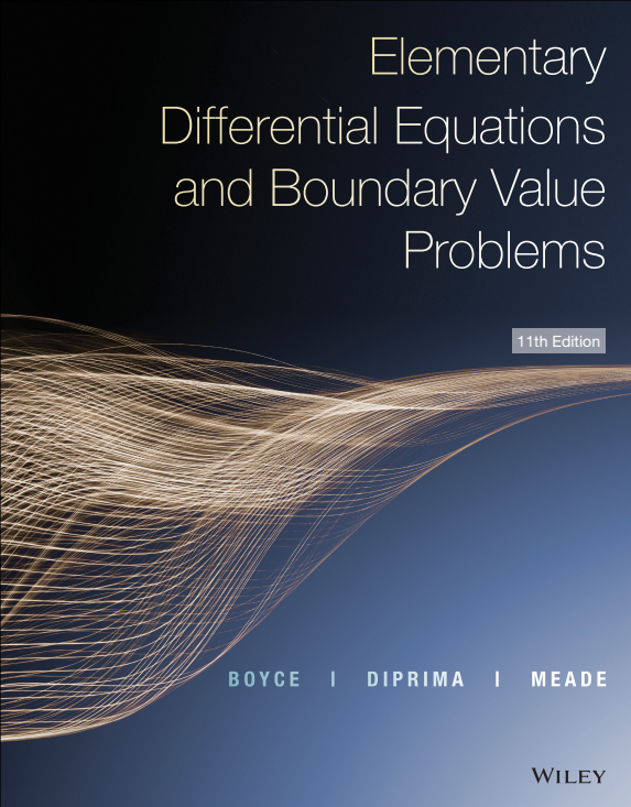 Elementary Differential Equations and Boundary Value Problems