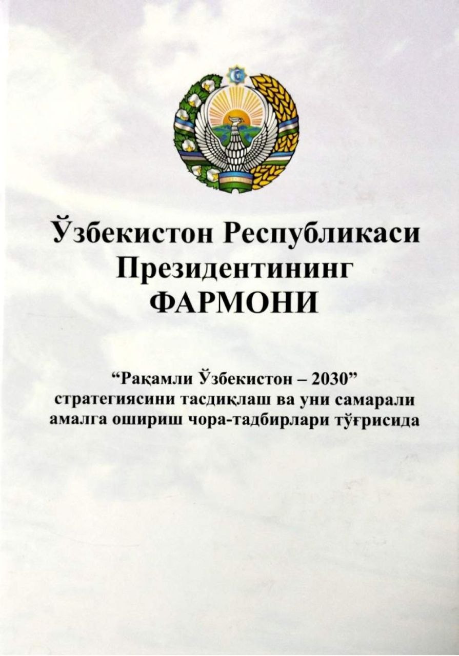 O'zbekiston Respublikasi Prezidentining Farmoni